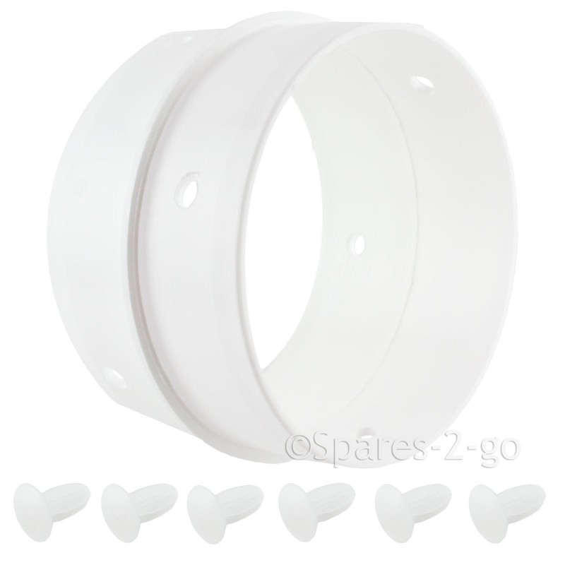 SPARES2GO Universal Tumble Dryer Condenser Vent Box + Extra Long