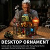 Brixelion Doomsday Building Set, Modular Building Blocks with Lighting, Car,