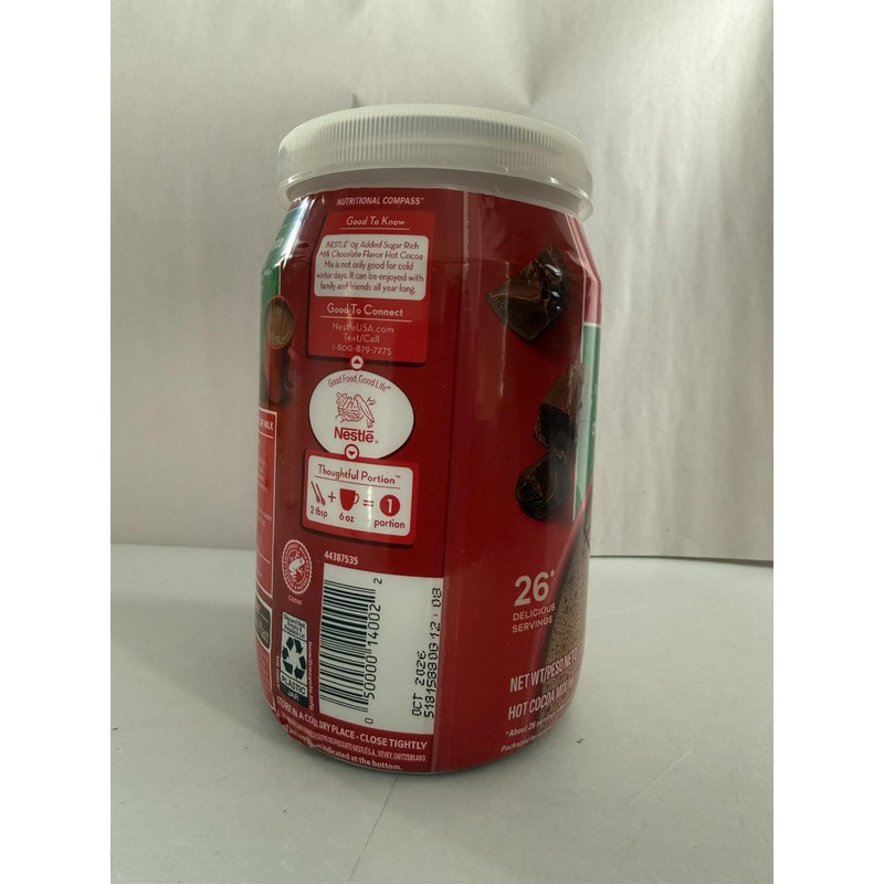 Nestle Hot Cocoa Fat Free Canister - 3PC