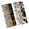 VOCOSTE 2pcs, Acetate Wide Comb, Large Wide Tooth Hair Comb,