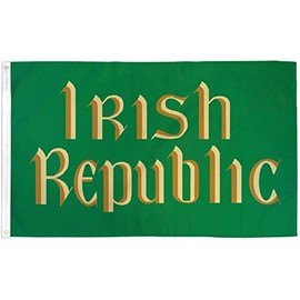 Irish Republic Flag 3x5ft - For Holiday Parties, Home Decor, Shops, Spring Festive Seasonal Flag, Irish Culture History