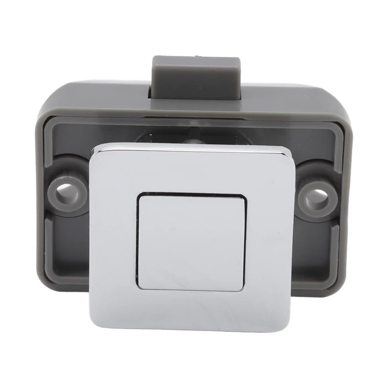 CENPEK Square Cupboard Push Button Lock Metal Drawer Knobs Door