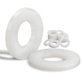 Mbsomnus Pack of 20 Plastic Washers M20-35 mm Nylon Washers Body Washers Plastic Washers for Machines Electrical Appliances Plumbers M3 M4 M6 M8 M10 M20