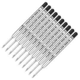 Imprinted Schmidt easyFLOW9000 Ballpoint Refill- Medium Tip 1.0mm, Black Ink - Pack of 10