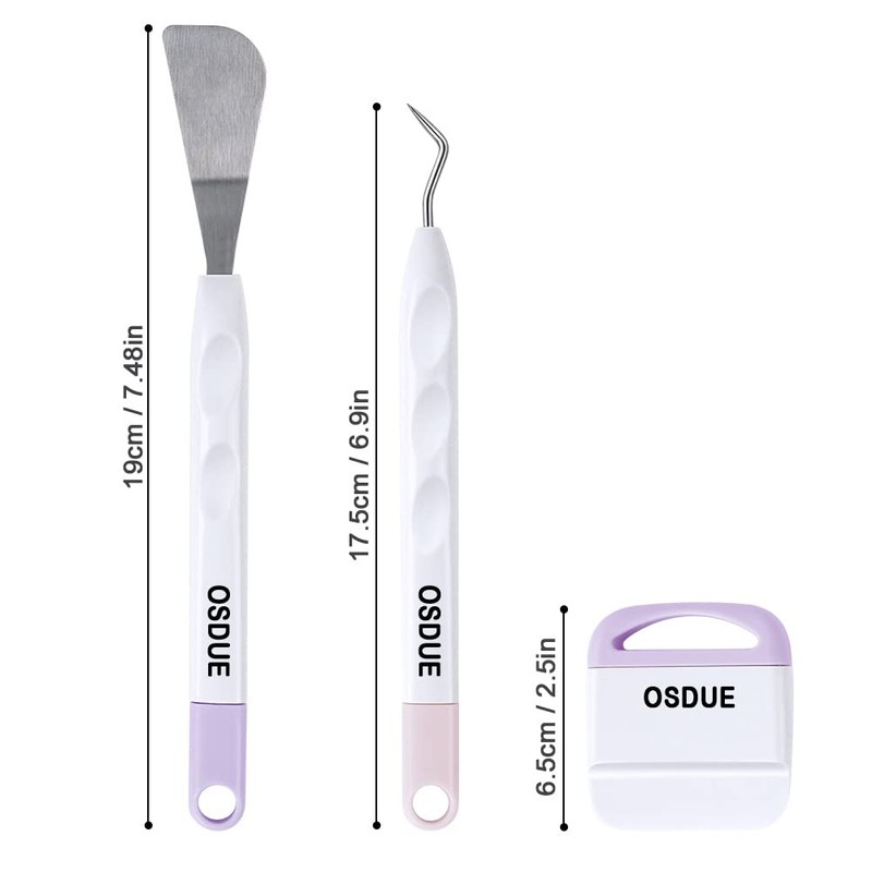 OSDUE Weeding Tool Plotter Accessories, 3 Pieces Vinyl Weeding Tools,