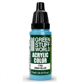 Green Stuff World – Acrylic Color Paint Zima Blue 1794 for Models and Miniatures for Models and Miniatures