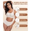 Padded Bras for Women Back Fat Smoothing Full Coverage No
