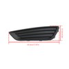 Silscvtt 1 Pair Front Bumper Fog Light Grille Bezel Covers