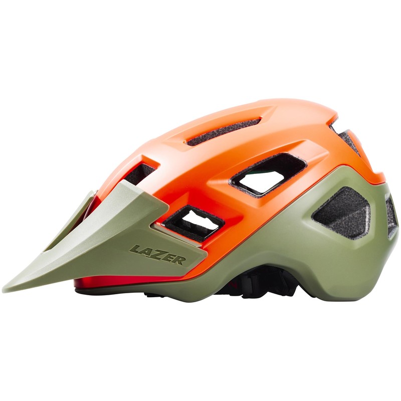 LAZER Helmet - Coyote KinetiCore Helmet Medium Orange/Green