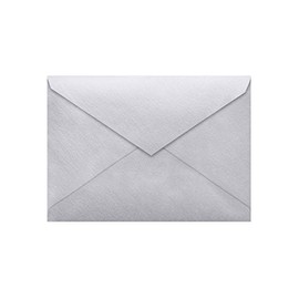 Lee Bar Envelopes (5 1/4 x 7 1/4) - Silver Metallic (50 Qty) | Perfect for Invitations, Notecards, Announcements and More! | LEEBAR-06-50