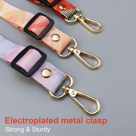 Ohromcoli Phone Lanyard - Crossbody Adjustable Universal Phone Strap, Compatible with Most Smartphones, 1× Adjustable Neck Strap, 1 x Pink Patch