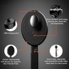 Electric Silicone Shower Brush for Body and Face, Portable Scrubber,