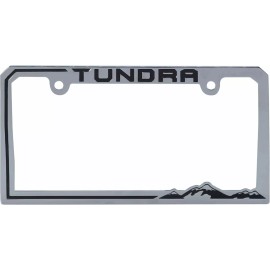 Chroma Graphics 042610 For Toyota Tundra Chrome Metal License Plate Frame