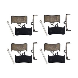 XYT WORLD 4 Pairs Organic Bicycle Bike Disc Brake Pads for Grimeca System 8 System 12 System 16 System 6 for Shimano BR-M755 Deore XT for Trickstuff Cleg 4 MkII for SRAM Mechanical 9.0 Hope Tech M4