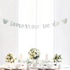 Etaredkj Tomorrow We Do Banner Hanging Garland for Rehearsal Dinner