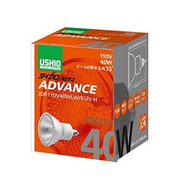 USHIO Dichrome Halogen (110V) JDR φ50 ADVANCE 40W Wide Angle E11 Base