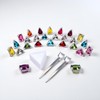 20 Pcs Plastic Triangle Bead Sorting Trays Diamond Rhinestone Plates