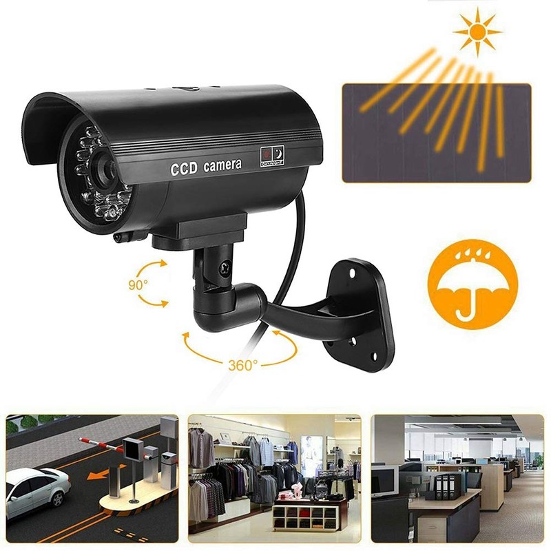 WNSC Cámara de Seguridad Falsa, cámara CCTV Impermeable de 3-6