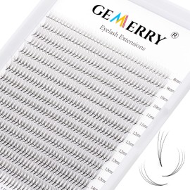 GEMERRY Big Box 3D 5D Ready-to-Use Fan Volume Lashes (8-15 mm Mix, 3D-0.10-C Curl)