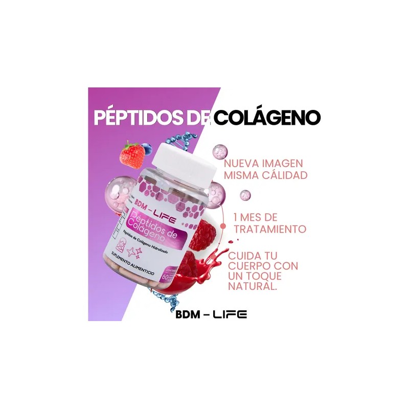 Suplemento Alimenticio Péptidos De Colágeno Bdm Lab