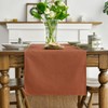 Artoid Mode Rusty Orange Summer Table Runner, Seasonal Fall Winter
