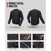 IRON JIA'S Motorcycle Jacket Windproof Liner, Water-Repellent, UPF 40+ Sun