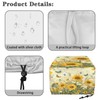 Tnasranmo Sunflower Butterfly Toaster Cover No Base, 4 Slice Wide