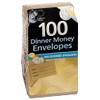 Chiltern Wove ss612 Dinner Money ENVELOPES 100PK,Brown