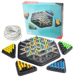 Geometric Chess Game, Triggle Game, Chain Triangle Chess Game, Triangle Chess Game, Holiday or Birthday Gift Game, for Boys and Girls