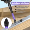 6pcs D1 Anti Slip and Shock Proof Drill Bits, Upgraded