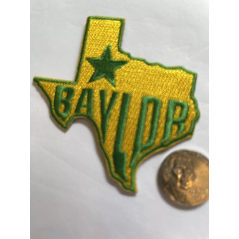 BAYLOR BEARS Vintage Embroidered On Your On Patch 3" X