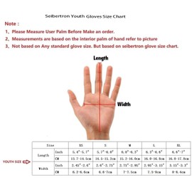 Seibertron F.O.D.G.G 2.0 Ultimate Frisbee Gloves Disc Golf Gloves - Non-Slip Design Consistent Grip Improve Throws Catches in All Conditions Youth Black S