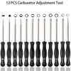 Pack-of-12 Carburetor Adjustment Tool Tune up kit Carb Adjusting Tool