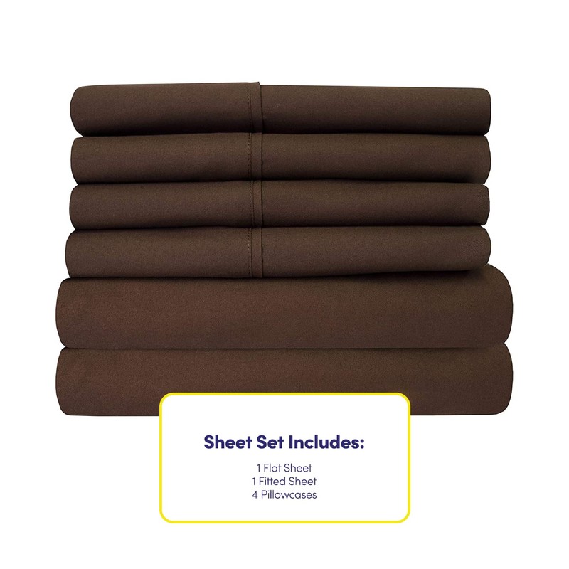 Full Size Bed Sheets - 6 Piece 1500 Supreme Collection