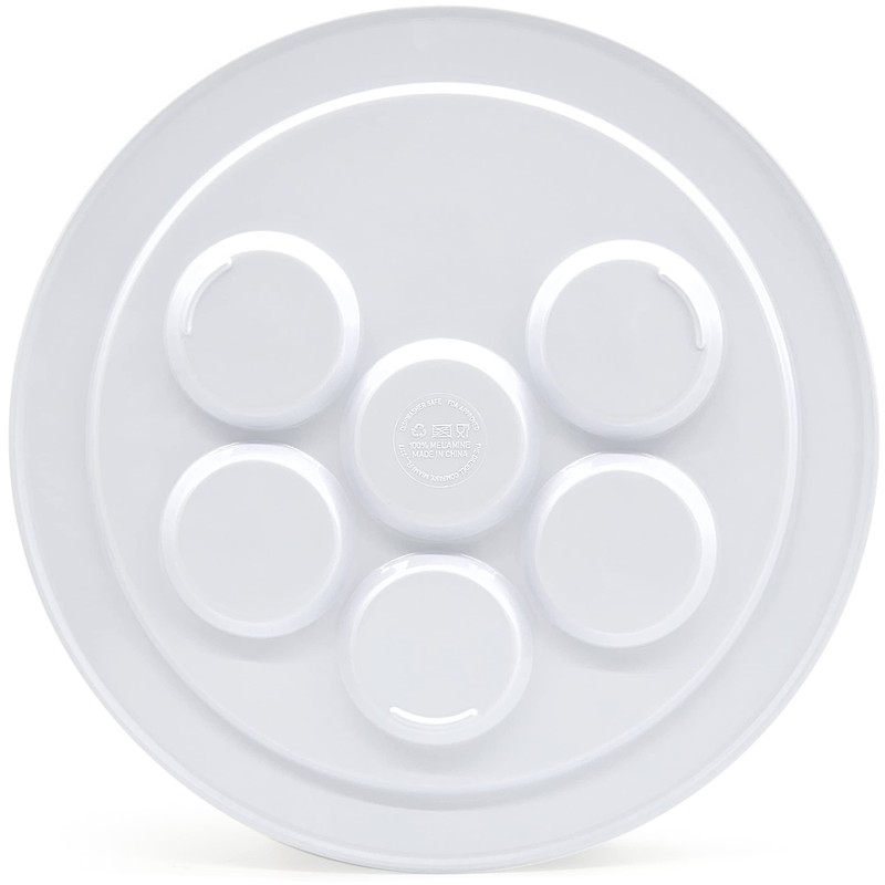 The Dreidel Company Children's Passover Melamine Seder Plate 10 Plagues