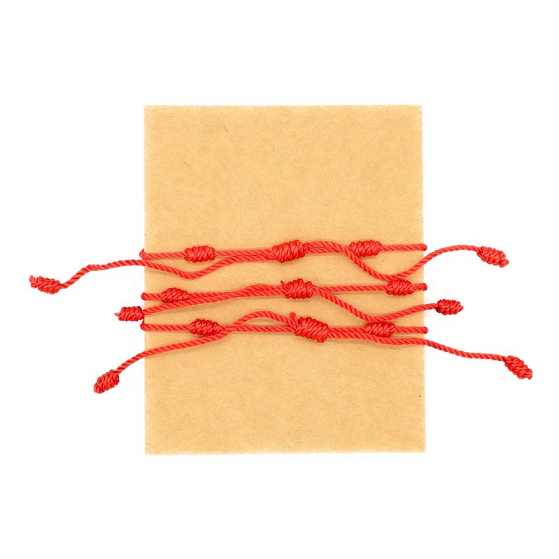 Jasimkiss Evil Eye 7 Knot Lucky Bracelets Adjustable Red String