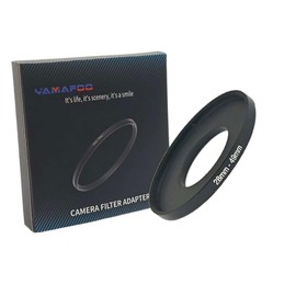 YAMAFOO 28mm to 49mm Step-Up Ring/Step Down Rings Filter Adapter for All Brands UV ND CPL Metal Ring Step-Up Rings Adapter Filter,Black (28-49)