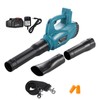 Cordless Leaf Blower with 4000mAh Battery,180MPH Battery Powered Blower,6 Speeds