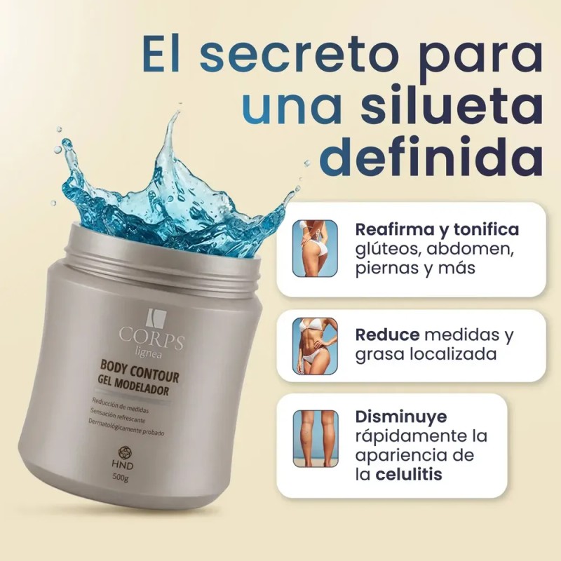 Gel Cryoactive Corps Reductor De Medidas Hinode 2 Frascos