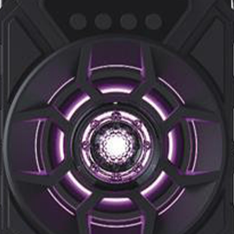 Portable Karaoke Machine Multifunction Cool Lighting Plug in Card Deep