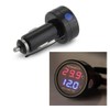 JZK 2 in 1 car Truck Bus Voltmeter & Thermometer