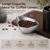 Coffee Bean Dosing Cup Stainless Steel Espresso Measuring Tray for