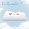 SJEUQOP 2" x 27.5" x 52" Crib Mattress Topper, High