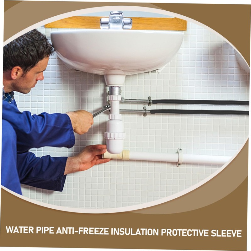 TEHAUX 2pcs Sponge Insulation Covers for Pipes Water Insulation Tubing