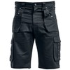 Gothicana by EMP Mens Black Studded Shorts, black