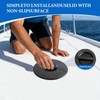 8" Waterproof Boat Deck Hatch, T-Handle, Watertight Seal, Tool-Free,Black