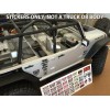 215_Decals RC 1/10 Scale Warning Decal Stickers Axial Crawler Graphic