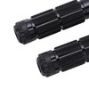 1 Pair Universal Motorcycle Footrests Rear Set Footpegs with 8mm