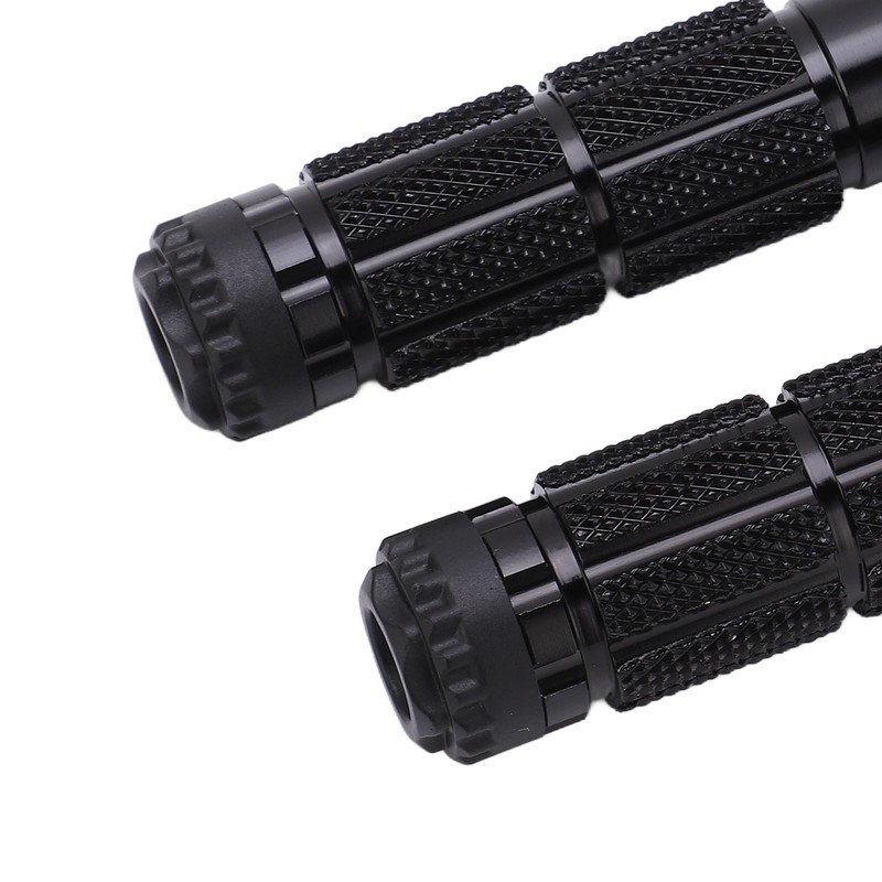 1 Pair Universal Motorcycle Footrests Rear Set Footpegs with 8mm