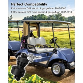 Vaticas Golf Cart Ignition Key Switch Fit for Yamaha G22 G29 Drive 2 Electric and Gas Golf Cart Replace JW1-H2510-00 JU2-H2510-20 JU2-H2510-10, Starter Ignition Switch with 2 Keys